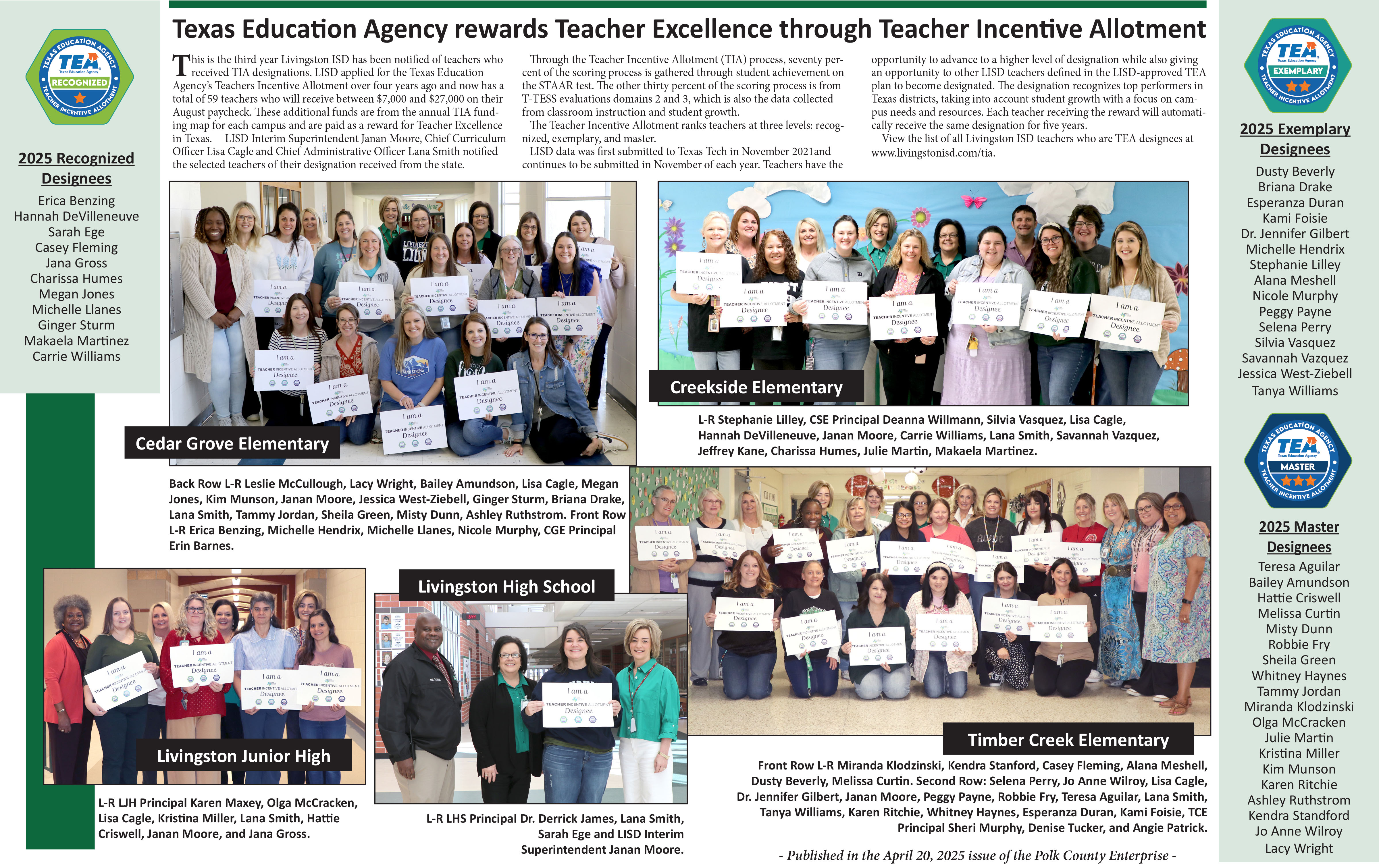 2025 teacher incentive allotment designees